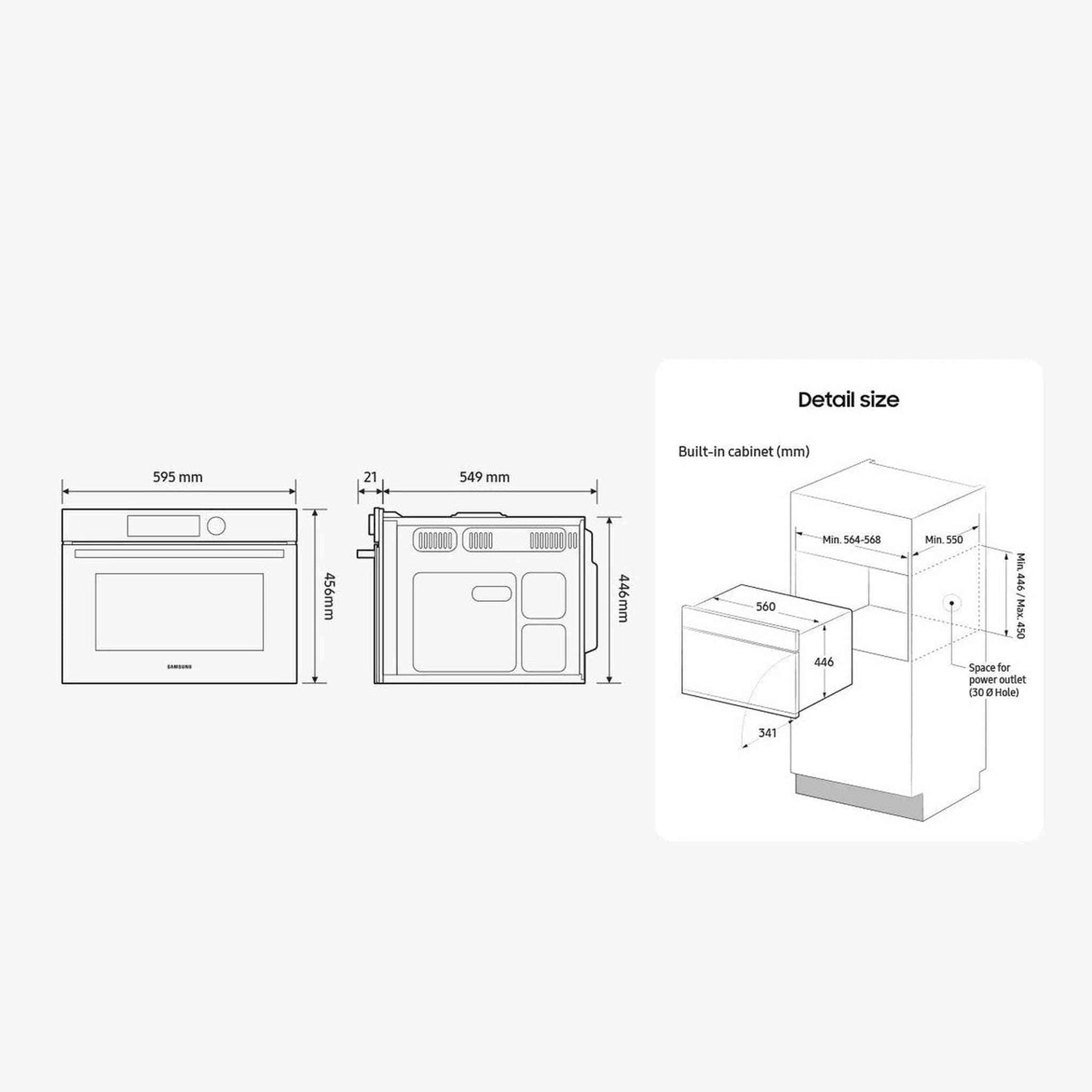 Samsung NQ5B4513GBS - Inbouw magnetron