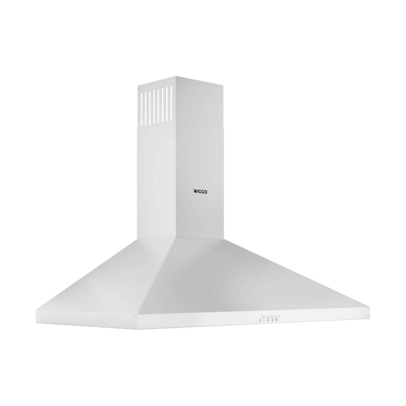 Wiggo WE-A930P(W) – Afzuigkap – 90 cm – Wit – Wandschouw – Koolstoffilter – Energieklasse A – Krachtig