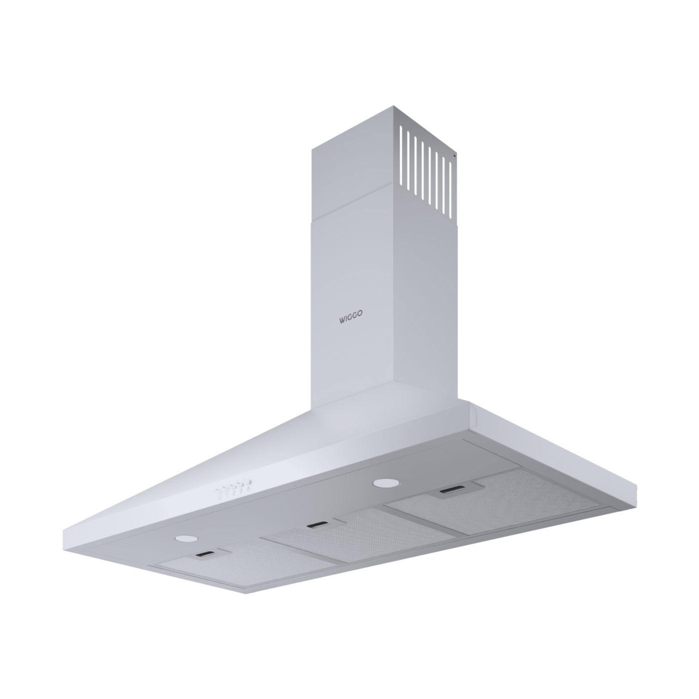 Wiggo WE-A930P(W) – Afzuigkap – 90 cm – Wit – Wandschouw – Koolstoffilter – Energieklasse A – Krachtig