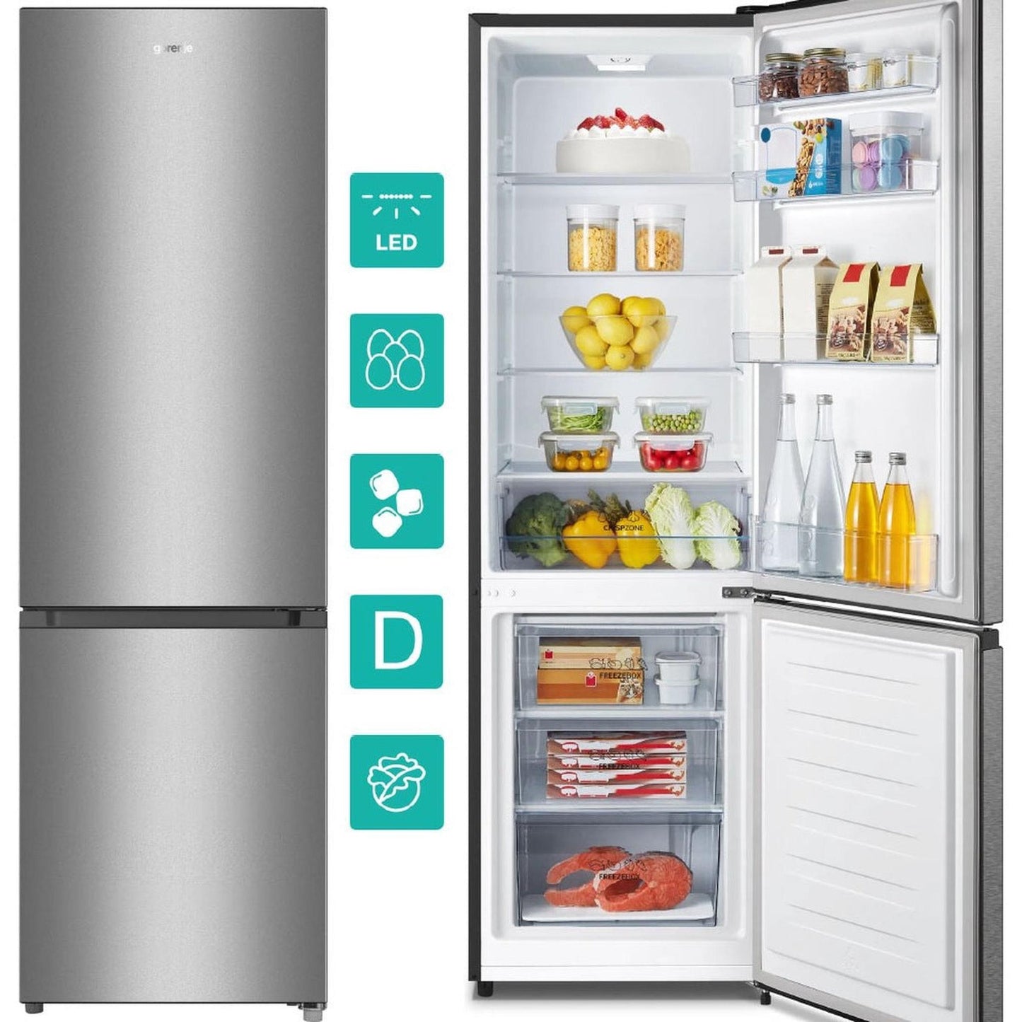 Gorenje RK418DPS4 - Koel-vriescombinatie
