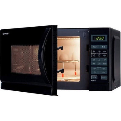 Sharp R742BKW - Vrijstaande magnetron - met grillfunctie