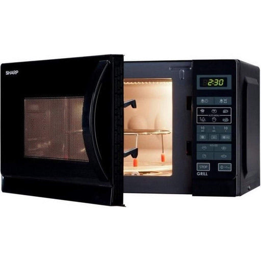 Sharp R742BKW - Vrijstaande magnetron - met grillfunctie