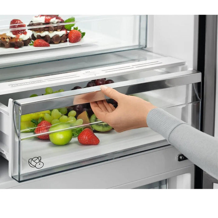 AEG RCB732E5MX - Koel-vriescombinatie - No Frost