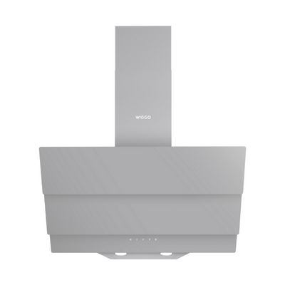 Wiggo WE-B643G(G) – Afzuigkap – 60 cm – Grijs – Wandschouw – Energieklasse B – Stil – Koolstoffilter