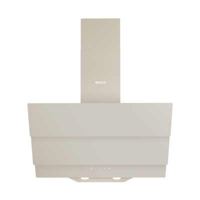 Wiggo WE-B643G(C) – Afzuigkap – 60 cm – Crème – Wandschouw – Energieklasse B – Stil – Koolstoffilter