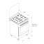 Wiggo WO-E605R WW - Gasfornuis