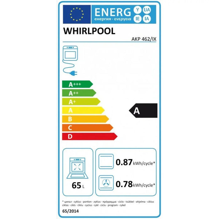 Whirlpool AKP462/IX - Inbouw oven