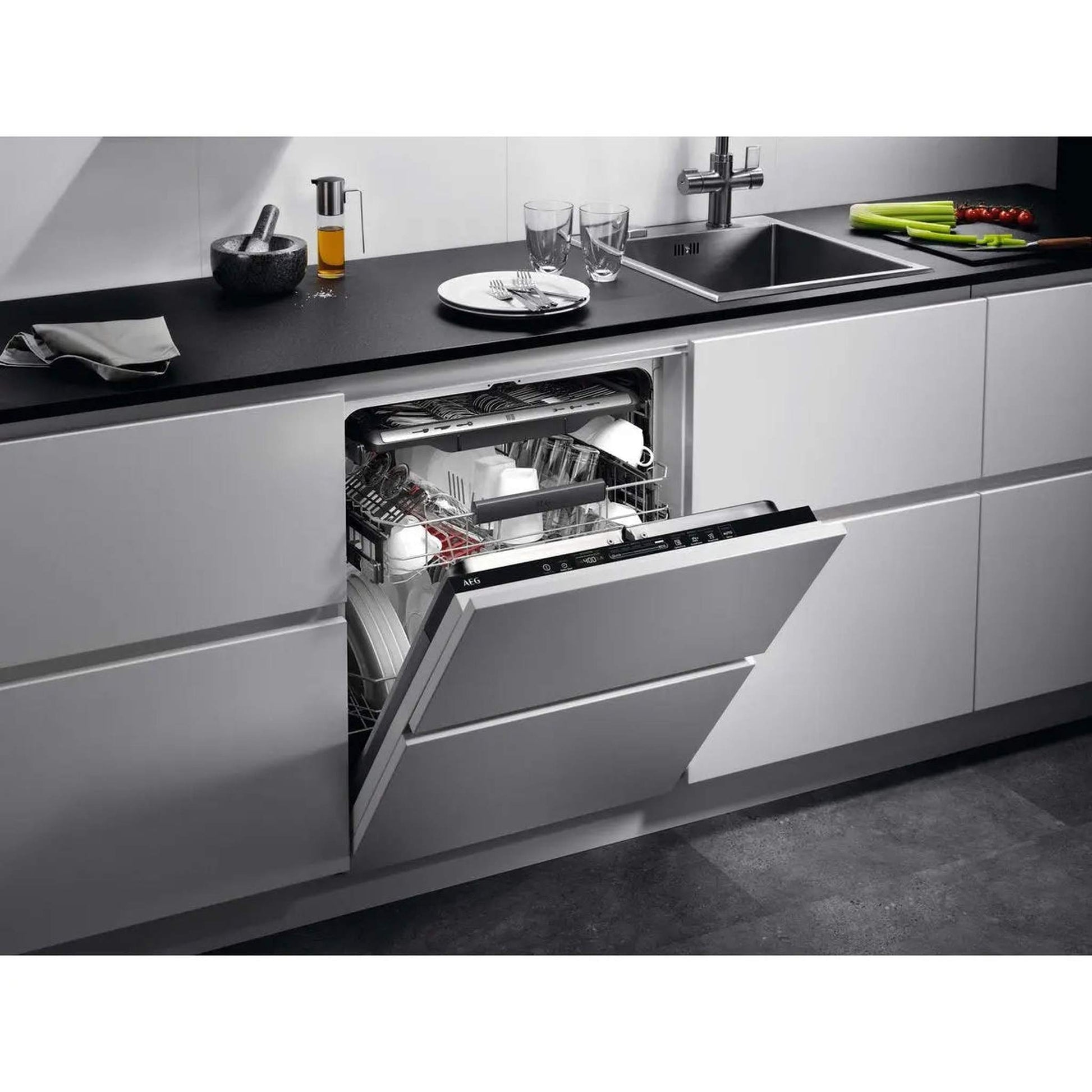 AEG FSE76727P - Inbouw vaatwasser - Volledig geïntegreerd