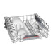 Bosch SMI6ZCS00E - Inbouw vaatwasser - Half geïntegreerd