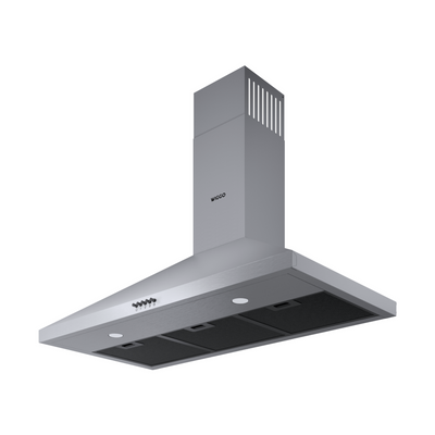 Wiggo WE-A930P(X) – Afzuigkap – 90 cm – RVS – Wandschouw – Koolstoffilter – Energieklasse A – Krachtig
