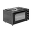 Wiggo WMO-E4562H(B) – Vrijstaande oven – 45 l – Zwart – Pizzastand – Grillfunctie