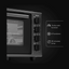 Wiggo WMO-E4562H(B) – Vrijstaande oven – 45 l – Zwart – Pizzastand – Grillfunctie
