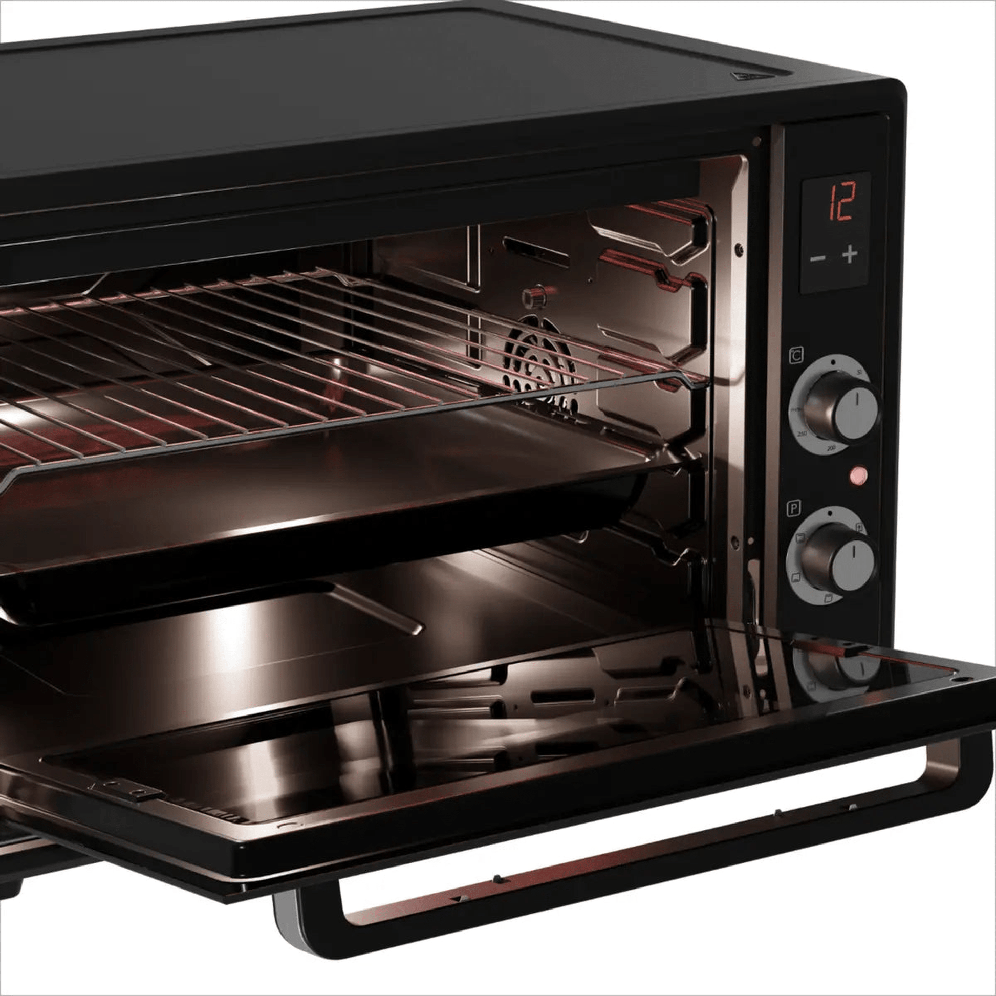 Wiggo WMO-E657 B - Vrijstaande oven