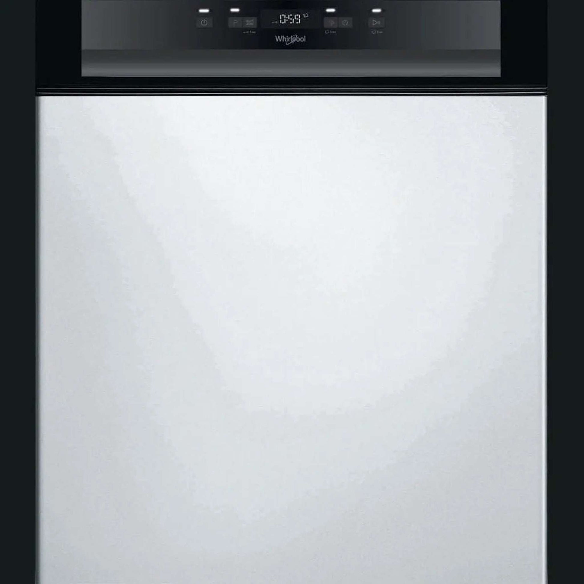 Whirlpool WBC3C26B - Inbouw vaatwasser - Half geïntegreerd