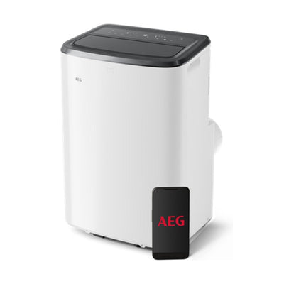 AEG AXP26U339CW – Mobiele airco – 9000 BTU – Wifi – Voor 40 m² – Wit