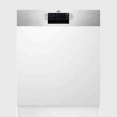 AEG FES5368XZM – Inbouwvaatwasser – 13 couverts – Stil – Half geïntegreerd – Zilver