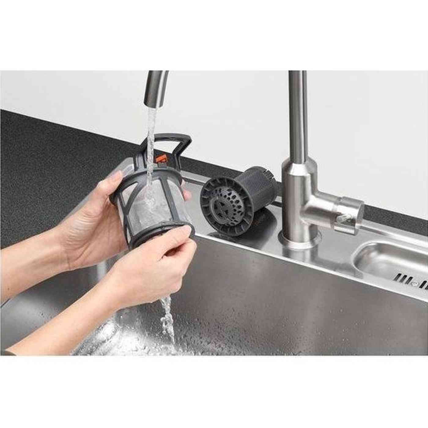 AEG FES5368XZM – Inbouwvaatwasser – 13 couverts – Stil – Half geïntegreerd – Zilver