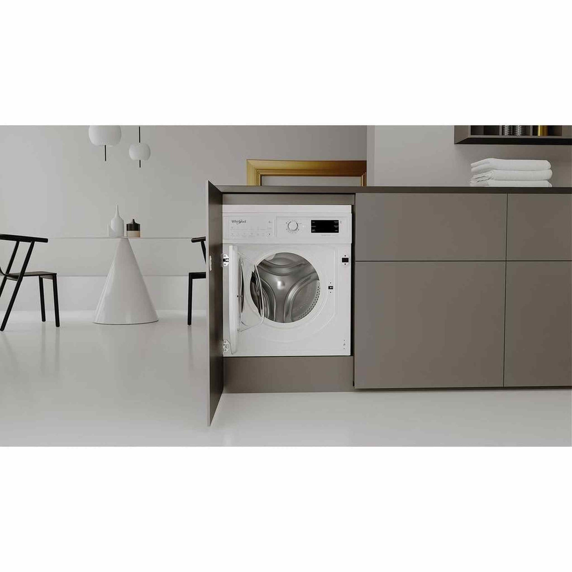 Whirlpool BIWMWG81485PL – Wasmachine – Energiezuinig, Stille 1400 rpm Centrifuge – 8 kg Vulgewicht