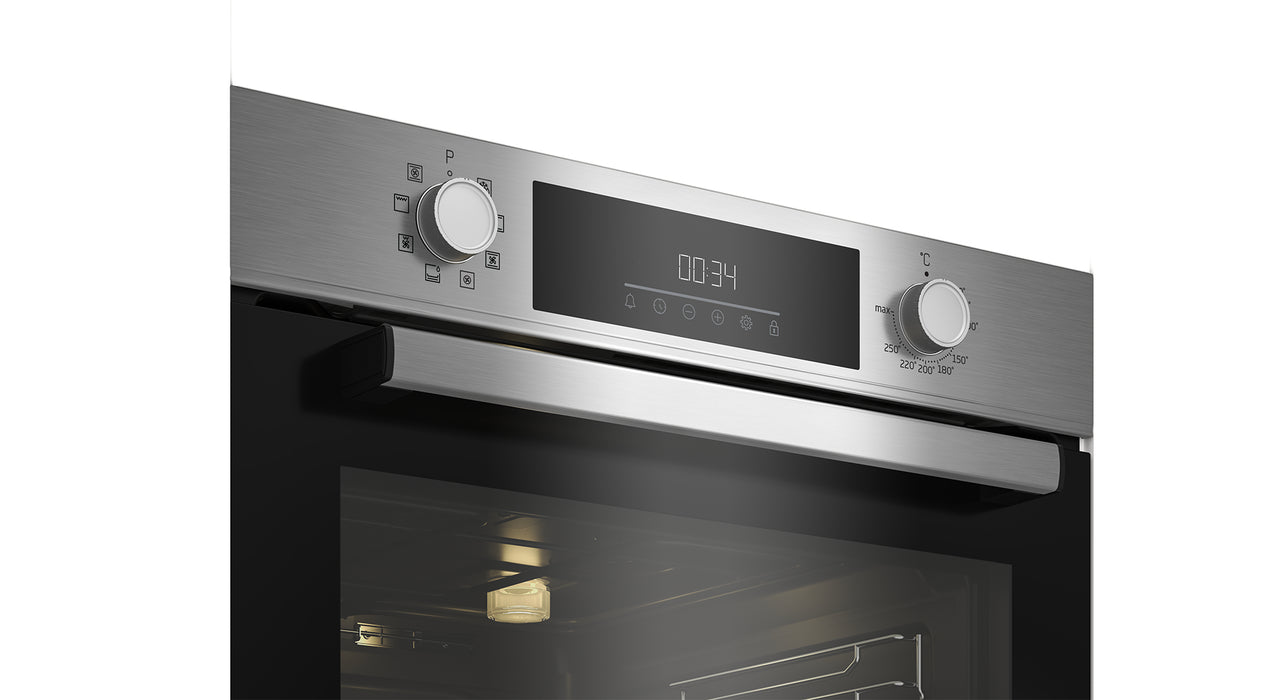 Beko BBSM12320X – Oven inbouw – Veelzijdige functies – Grote inhoud – Stijlvol zwart