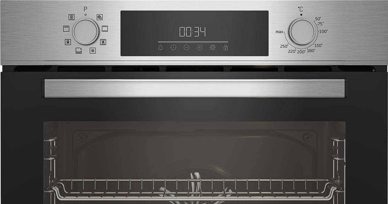 Beko BBSM12320X – Oven inbouw – Veelzijdige functies – Grote inhoud – Stijlvol zwart