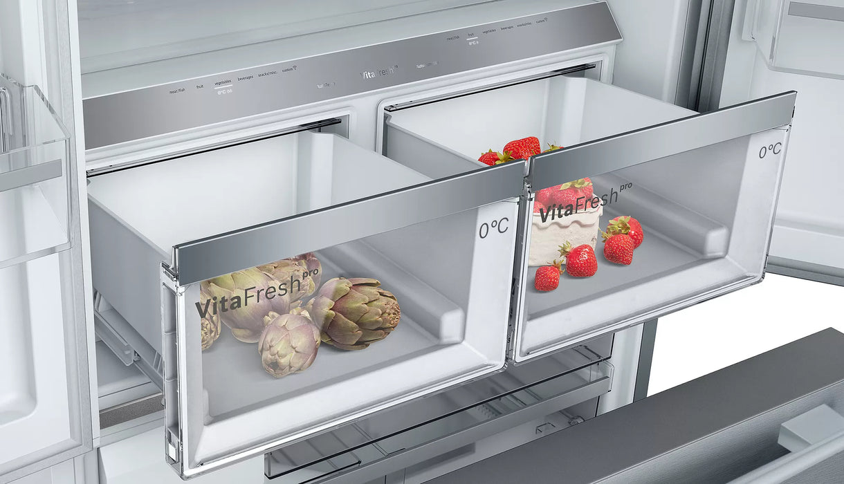 Bosch KFF96PIEP – Amerikaanse Koelkast – RVS – Groot formaat – Wateraansluiting - Elektro Retail
