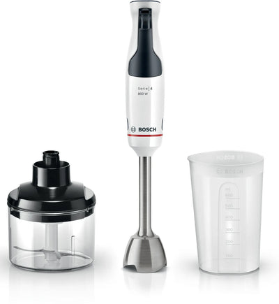 Bosch MSM4W420 – Staafmixer – 600W – Incl. maatbeker – Wit/Grijs