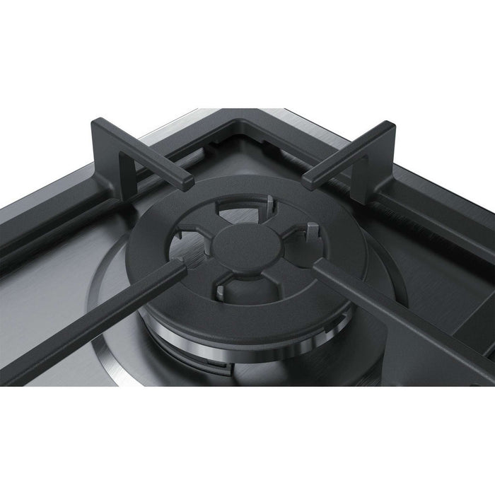 Bosch PGH6B5B90 – Kookplaat – Inbouw gaskookplaat van roestvrij staal met draaiknoppen