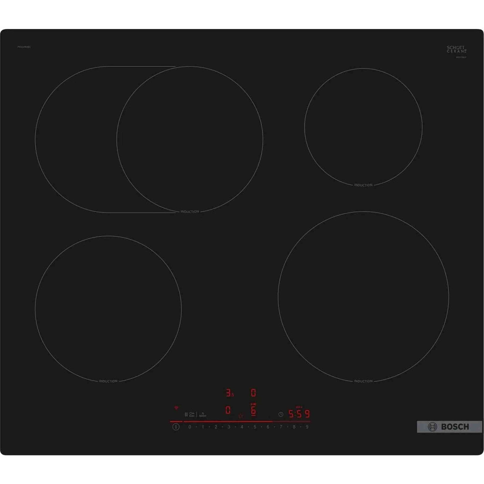 Bosch PIF61RHB1E – Kookplaat – Inbouw – Touch bediening en modern keramisch design