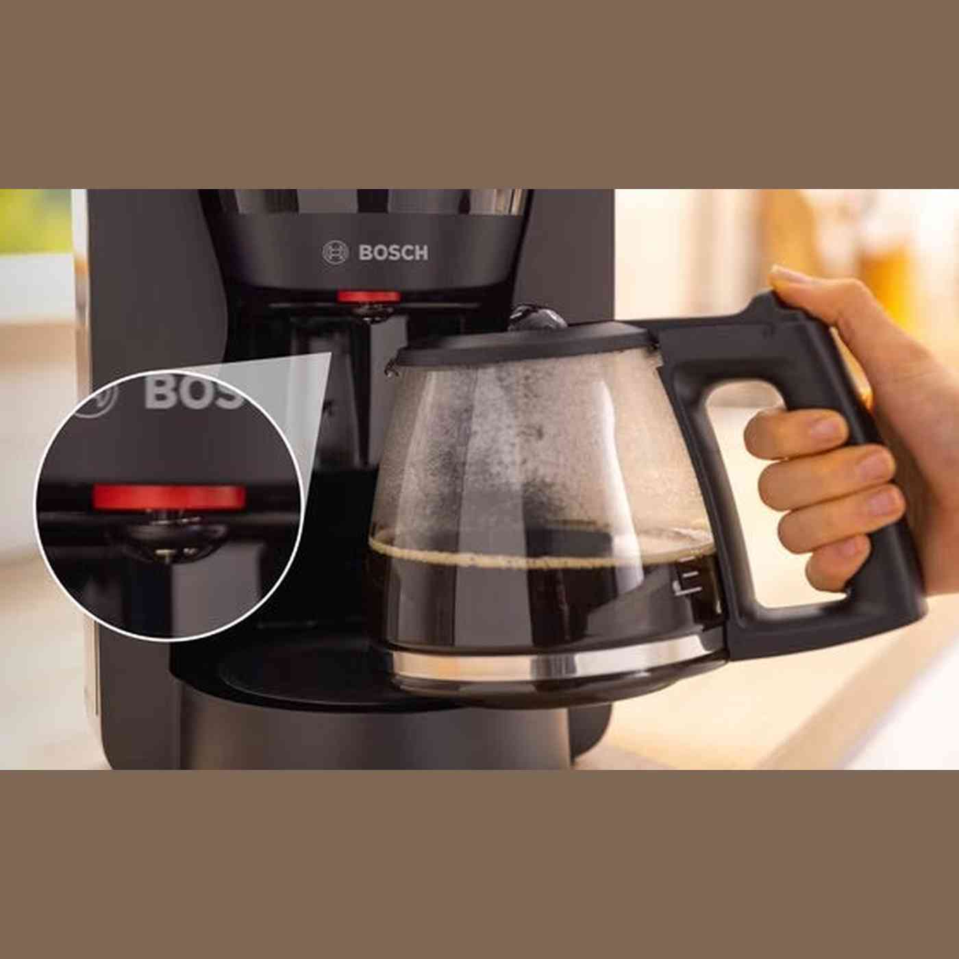 Bosch TKA3M133 – Filterkoffiemachine – 1.25 l – 1200W – Zwart – Compact