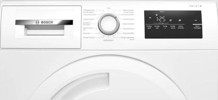Bosch WTH83V03 – Condensdroger – Voorlader – 65 dB – Vrijstaand gebruiksgemak