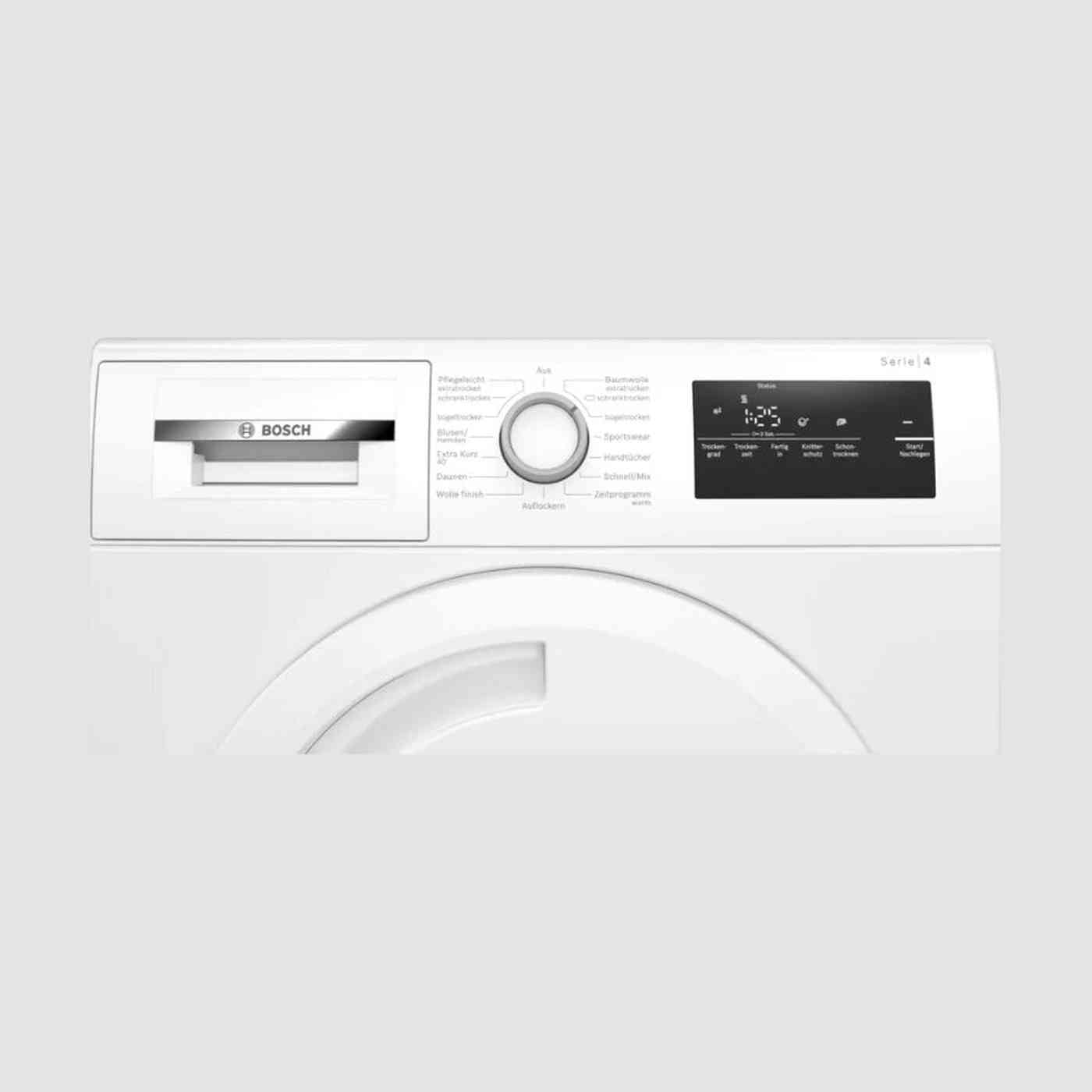Bosch WTH83V03 – Condensdroger – Voorlader – 65 dB – Vrijstaand gebruiksgemak
