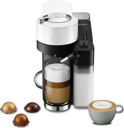 De’Longhi ENV300.W – Koffiemachine – 1450W – 1.8L – Cups & Gemalen Koffie – Melkreservoir – Wit – Volautomatisch