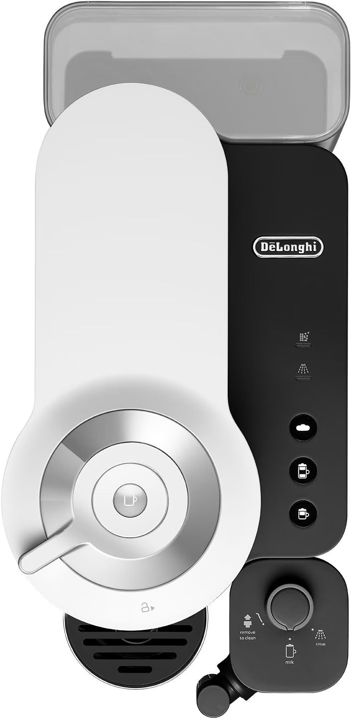De’Longhi ENV300.W – Koffiemachine – 1450W – 1.8L – Cups & Gemalen Koffie – Melkreservoir – Wit – Volautomatisch