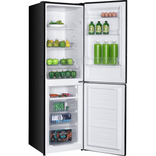 Exquisit KGC250-80-NF-040DB Koel-vriescombinatie – Zwart – 4-sterren vriesvak – Compact & Efficiënt