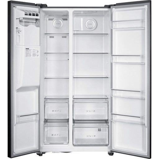 Exquisit SBS666-HCF-041EI – Koelkast – 513L koelruimte, stil, en strak inox design