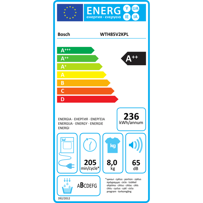 Bosch WTH85V2KPL