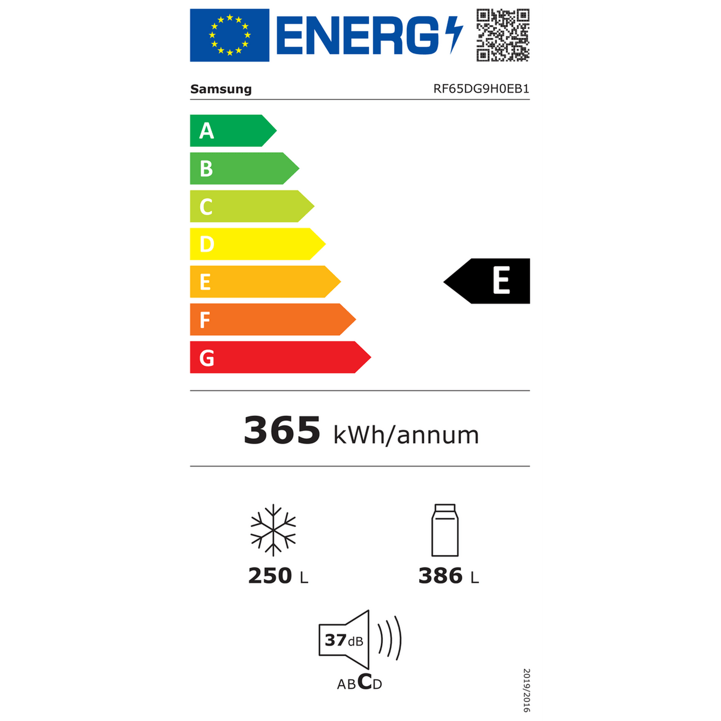 Samsung RF65DG9H0EB1 - Amerikaanse Koelkast - No Frost