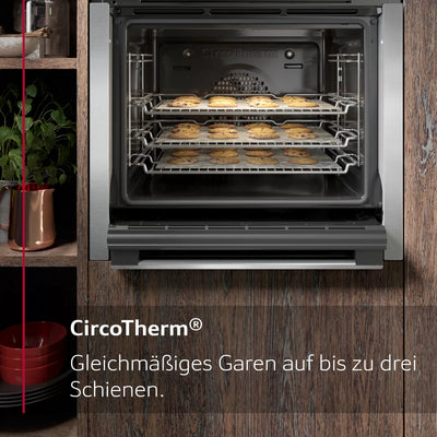 Neff B6ACH7AG3 – Inbouwoven – 71L – 6 functies – Energieklasse C – Zwart