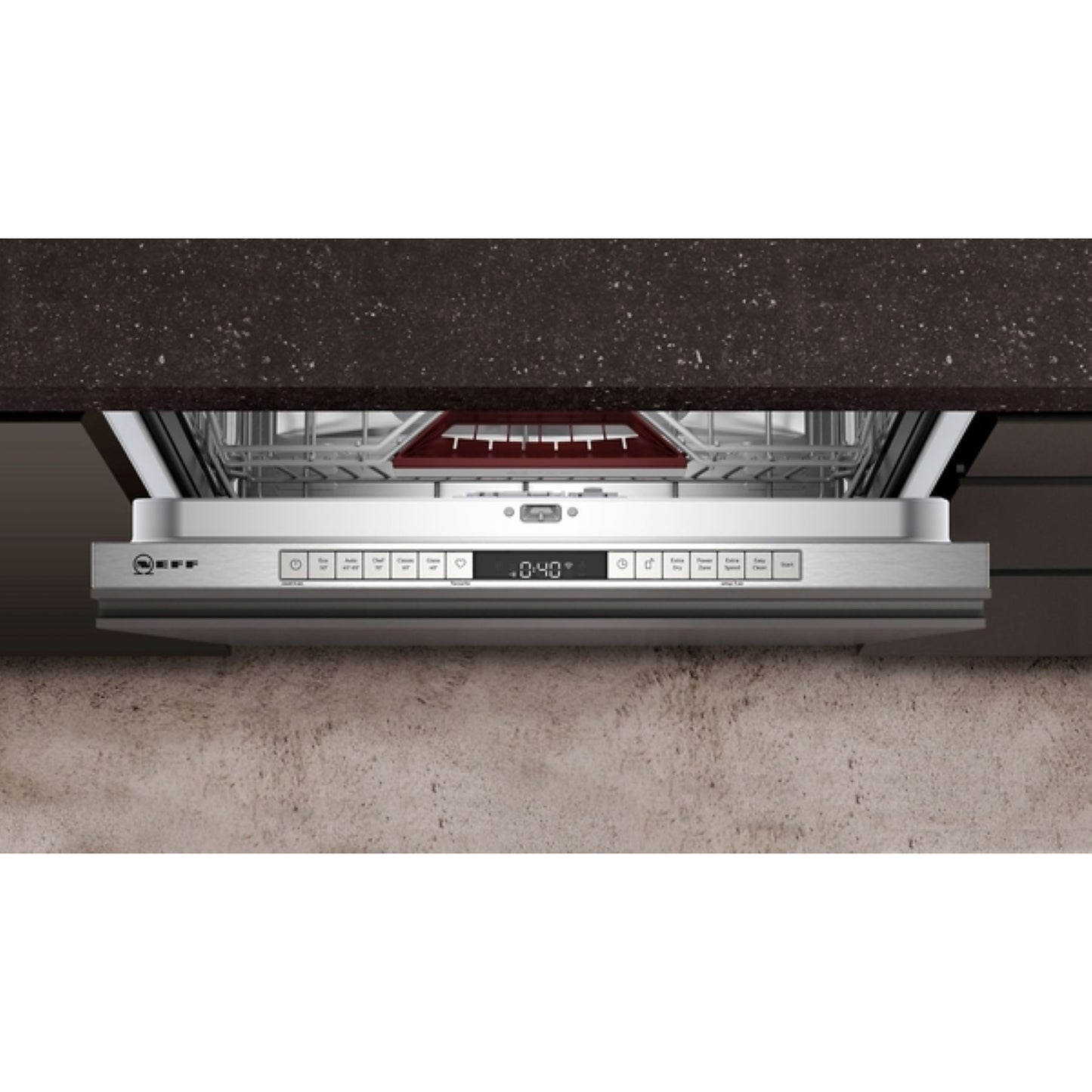 Neff S197TCX00E – Volledig Geïntegreerde Vaatwasser – 14 couverts – Wifi – Energieklasse A – RVS