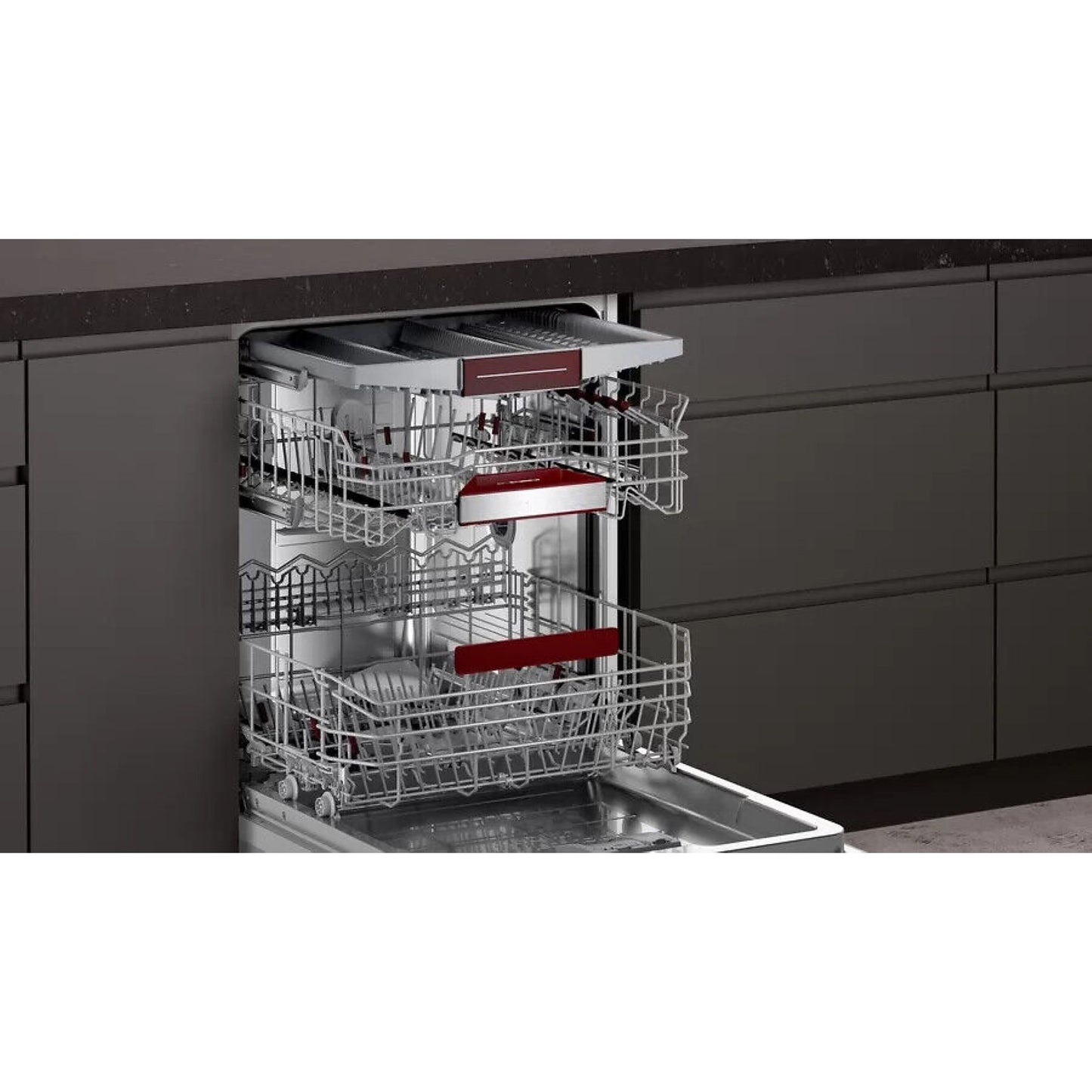 Neff S197TCX00E – Volledig Geïntegreerde Vaatwasser – 14 couverts – Wifi – Energieklasse A – RVS
