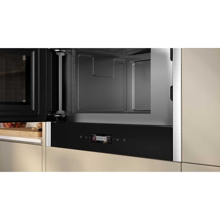 Neff NL4WR21N1 - Inbouw Magnetron – Stijlvol Zwart – 21L Solo-magnetron voor Efficiënt Verwarmen