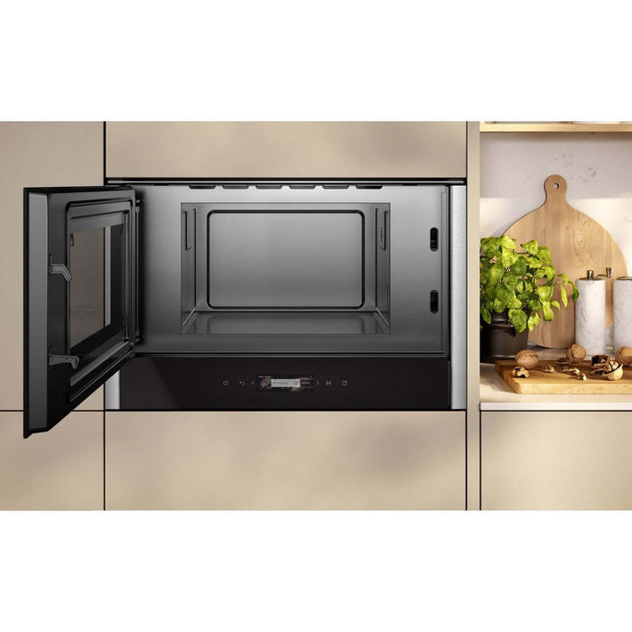 Neff NL4WR21N1 - Inbouw Magnetron – Stijlvol Zwart – 21L Solo-magnetron voor Efficiënt Verwarmen