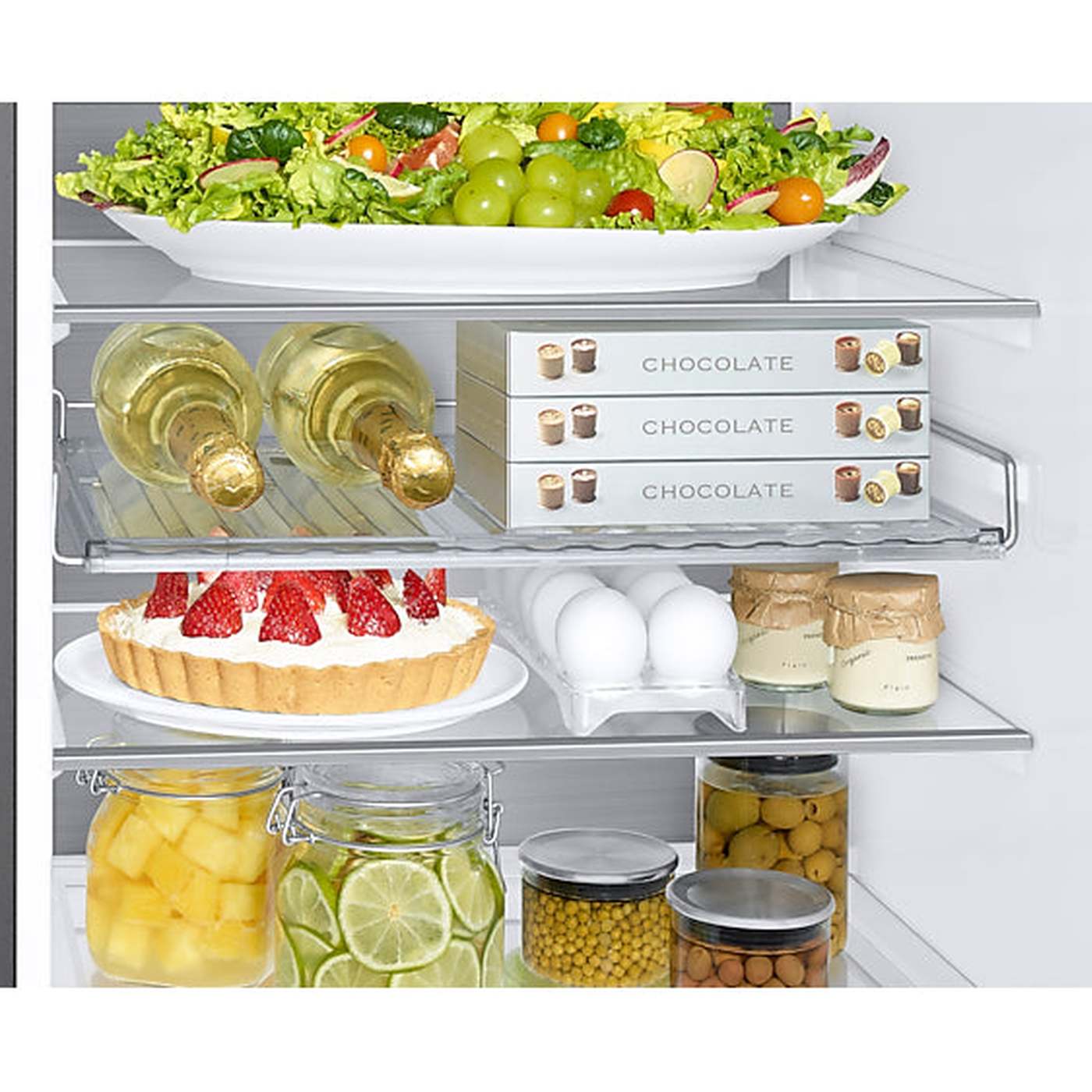 Samsung RB34C7B5D22 – Koel-vriescombinatie – 344 liter – No Frost – Zwart – Energieklasse D – Slim en stil