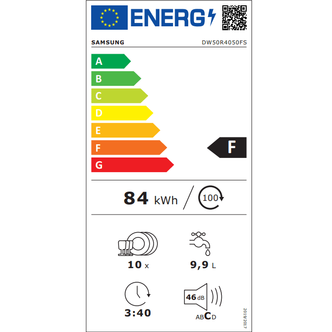 Samsung DW50R4050FS