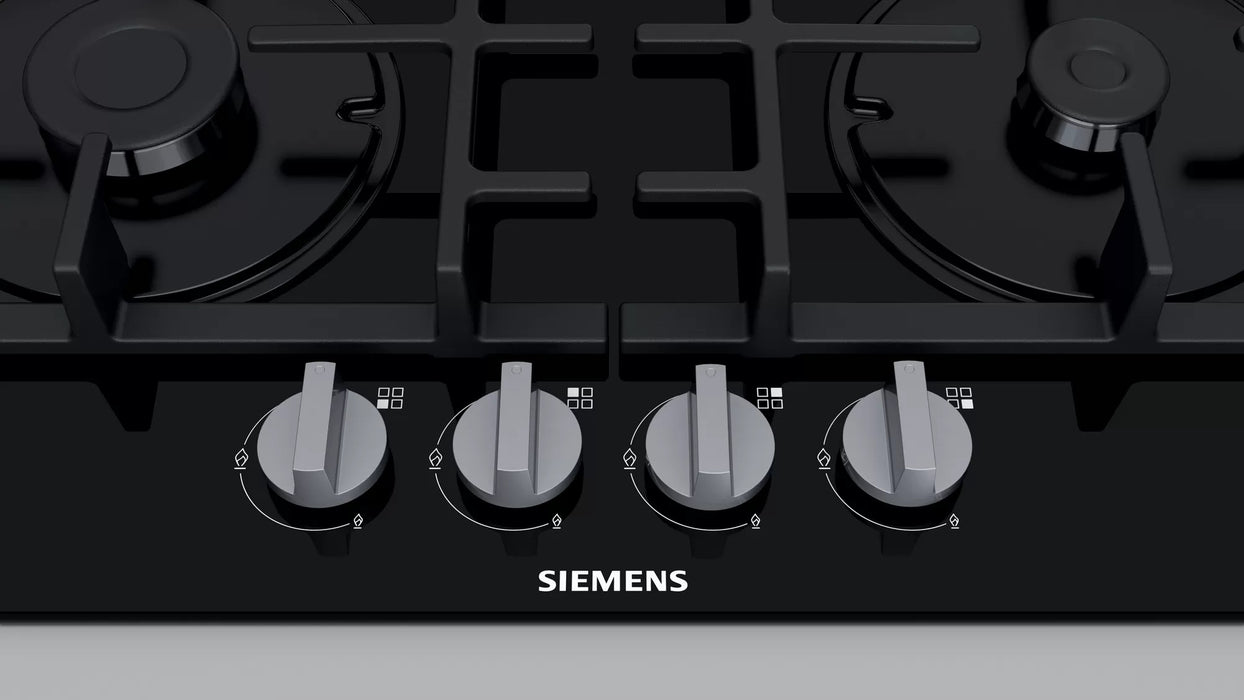 Siemens EN6B6HB90 – Kookplaat – Inbouw – Draaiknoppen – Stijlvol zwart - Elektro Retail