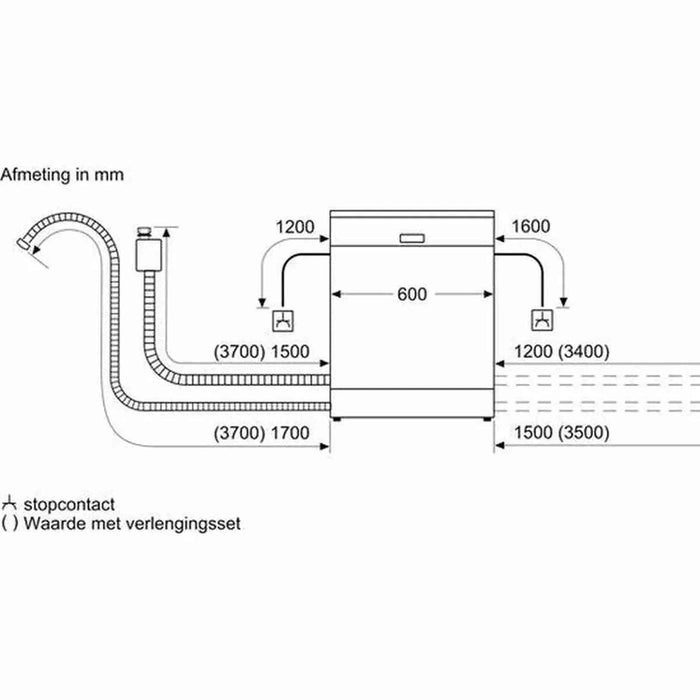 Siemens SN63HX36TE - Inbouw vaatwasser - Volledig geïntegreerd
