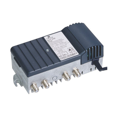 Triax GHV 930 – Antenneversterker – 30 dB – 9 uitgangen – Ruisarm – Instelbaar