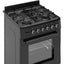 Wiggo WO-E639R(BB) - Gasfornuis
