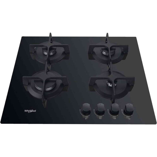 Whirlpool AKT616NB – Inbouw Gas Kookplaat – 59 cm breed, eenvoudige bediening met draaiknoppen