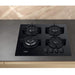 Whirlpool AKT625NB1 – Inbouw Gas Kookplaat – Stijlvol zwart design met vier kookzones